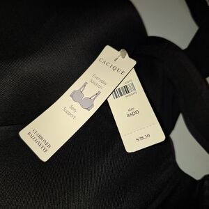 Cacique Black Sexy Support Bra 46DD